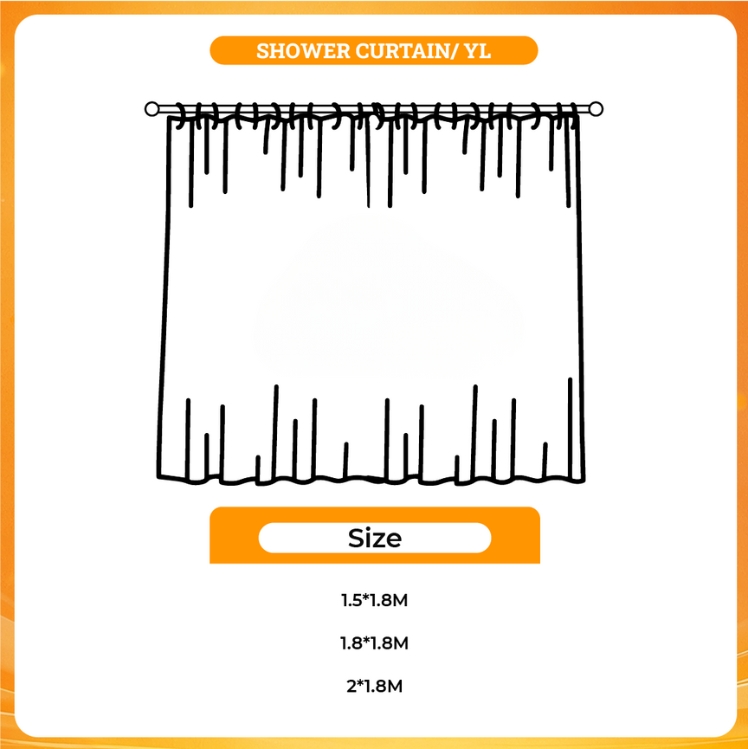 3D shower curtain - Border Collie Merch