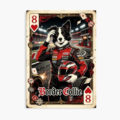 Border Collie Vintage Artwork Poster