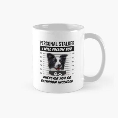 Border Collie Retro Artwork Mug