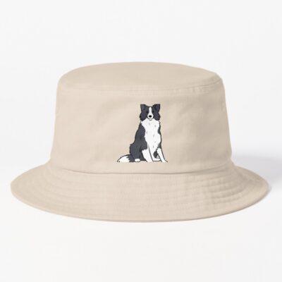 Border Collie Retro Series Bucket Hat