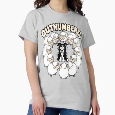 Border Collie Heritage Artwork T-shirt