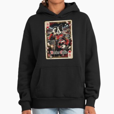 Border Collie Classic Illustration Hoodie