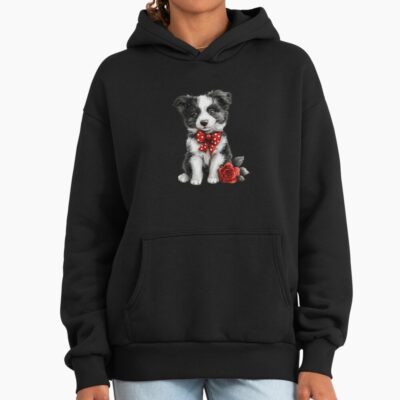 Border Collie Modern Design Hoodie