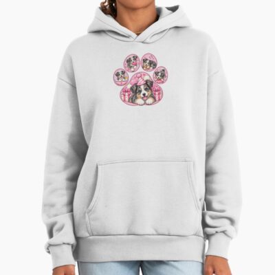 Border Collie Vintage Artwork Hoodie