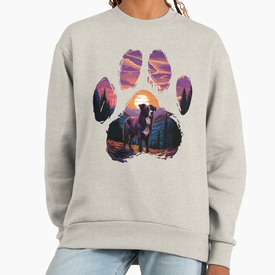 ssrcooversized_sweatshirtwomens_01oatmeal_heatherfrontsquare_productx1000-1 ssrcooversized sweatshirtwomens 01oatmeal heatherfrontsquare productx1000 1 - Border Collie Merch