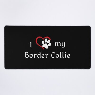Border Collie Heritage Illustration Mouse Pad