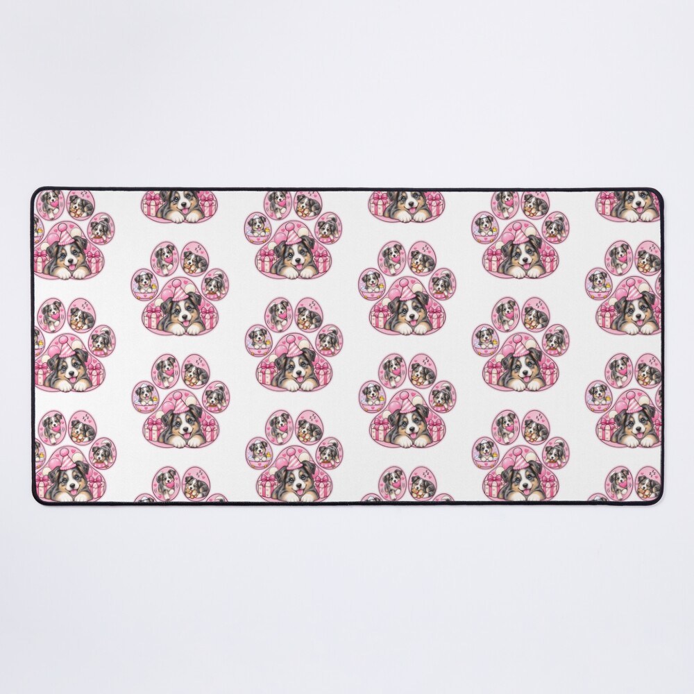 urdesk_mat_flatlaysquare1000x1000 - Border Collie Merch