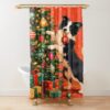 urshower curtain closedsquare1000x1000.1 4 - Border Collie Merch
