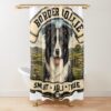 urshower curtain closedsquare1000x1000.1 9 - Border Collie Merch